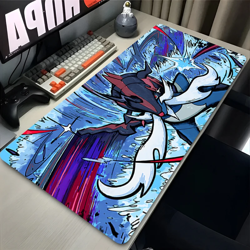 Mouse Pads Anime Gaming pc accessories Mouse Pad Gamer Mouse Mat Keyboard Mousepad Computer office P-pokemon Samurott Desk Mat - view 5