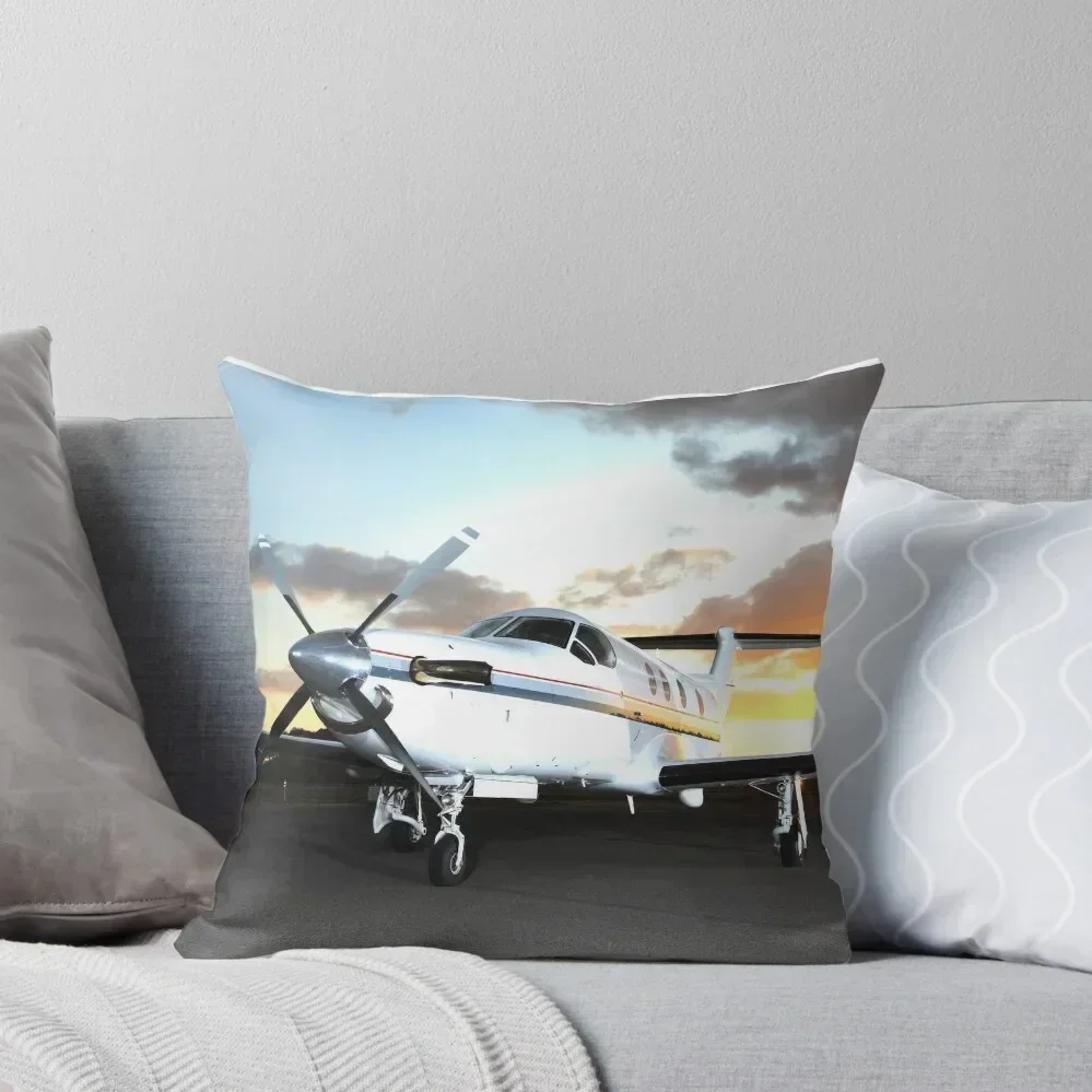 

Pilatus PC 12/45 Throw Pillow christmas pillow case Cushions Cover Sofas Covers luxury home accessories pillow