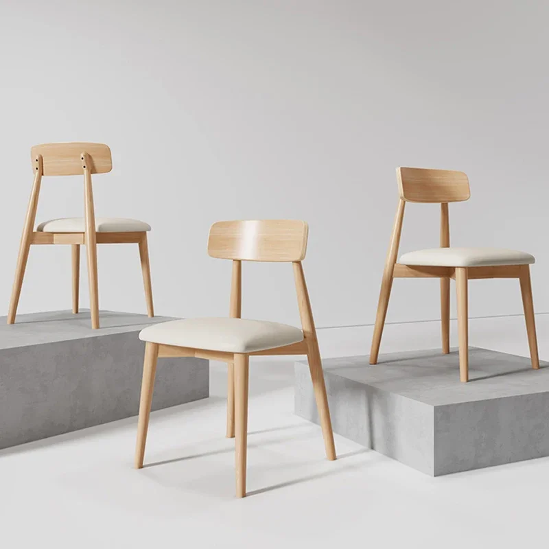 Sillas de Comedor nórdicas de diseño duradero, Silla de Comedor para dormitorio, oficina, restaurante, muebles Retro cómodos para el hogar, Silla Comedor HBDC