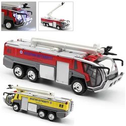 1: 32 lega auto aeroporto camion dei pompieri modello ingegneria auto suono e luce giocattolo ragazzo compleanno capodanno regalo di natale B117
