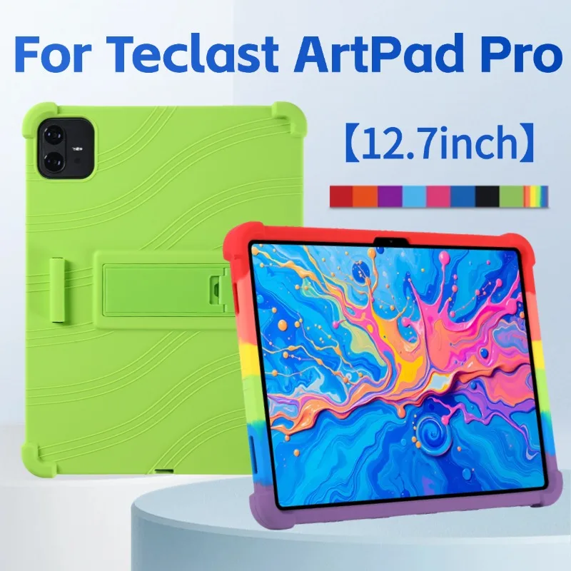 For TECLAST ArtPad Pro Tablet 12.7 inch Case Tablet Shockproof Cover Soft Silicon Stand Protective Shell