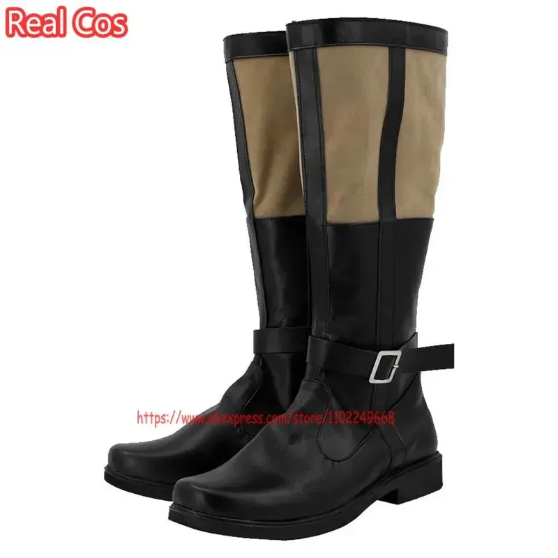 

2025 RealCos Movie Hans Cos Solon Cosplay Costume Outfits Fantasy Shoes Boots Halloween Carnival Accessory For Unisex Roleplay