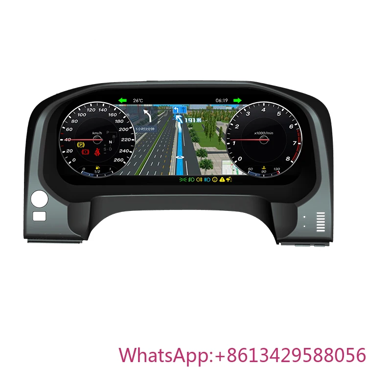 

Car Digital Dashboard Panel Virtual Instrument Cluster CockPit LCD Speedometer for Toyota Prado 2014-2017