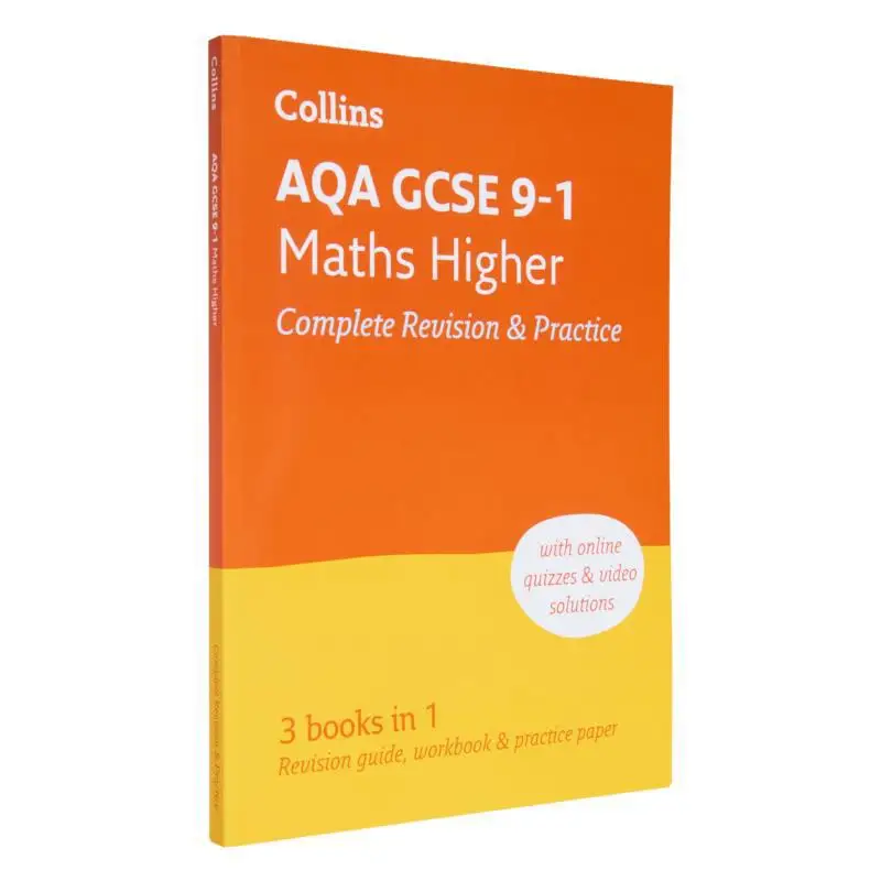 

AQA GCSE 91 Математическая практика более высокого увнения для экзаменов 2022 и 2023 гг. Collins Harper Collins, Великобритания 9780008112509 Книга