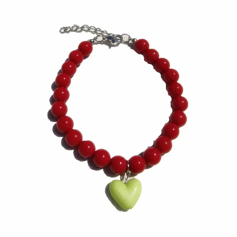 Cute Cat Collar Puppy Accessories Pet Pearl Collar Dog Princess Necklace Cat Jewelry Dog Chain Chihuahua Wedding Jewelry