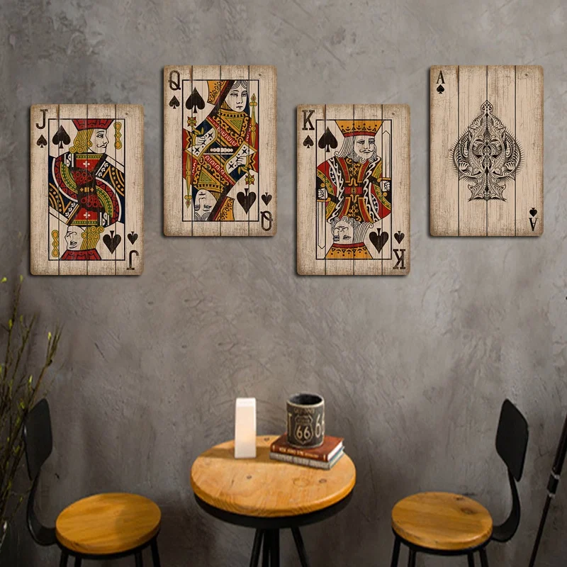 american-country-sle-decorative-painting-vintage-poker-personalized-op-wood-board-art-loft-restaurant-clothing-wood