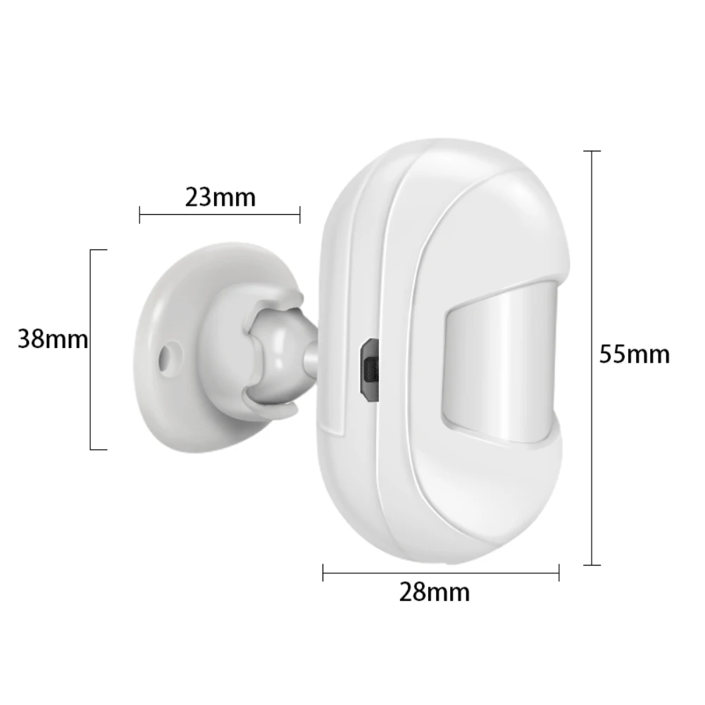 Tuya ZigBee 3.0 Mini Sensor de Movimento PIR, Detector de IR Infravermelho do Corpo Humano, Segurança Doméstica Sem Fio, Trabalhar com Smart Life