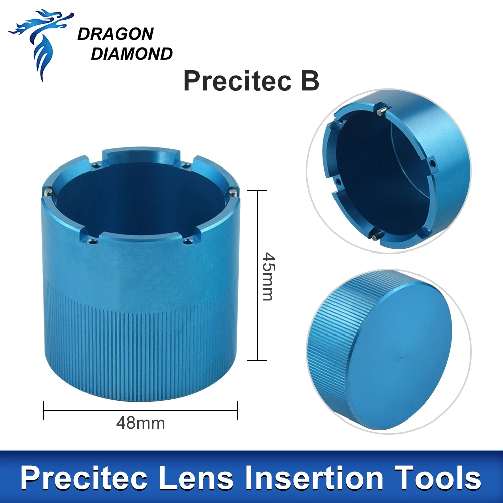 Precitec Laser Lens Insertion Removal Installation Tools A/B/C Type Focusing Collimating Lens Laser Cutting Machine Parts