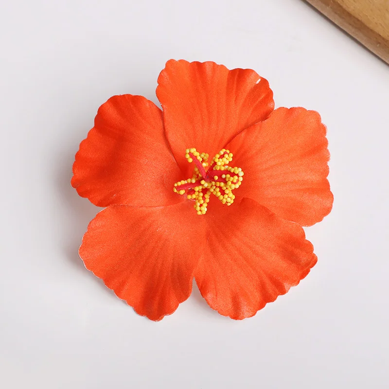 2/5 stücke Hawaiian Blume Haar Clip Sommer Strand Geburtstag Party Hochzeit Dekoration Mädchen Künstliche Ei Blumen Haarnadel Zubehör – Detail 7