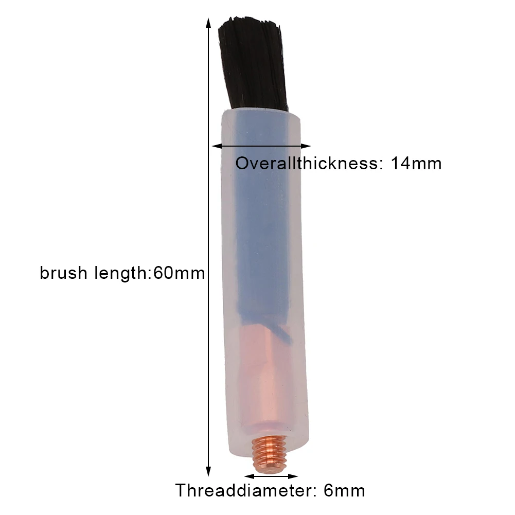 Peluca TIG de decapado, cepillo MIG MAG, M6 M8 M10, cubierta resistente de fibra de carbono, accesorios para herramientas de soldadura de limpieza,