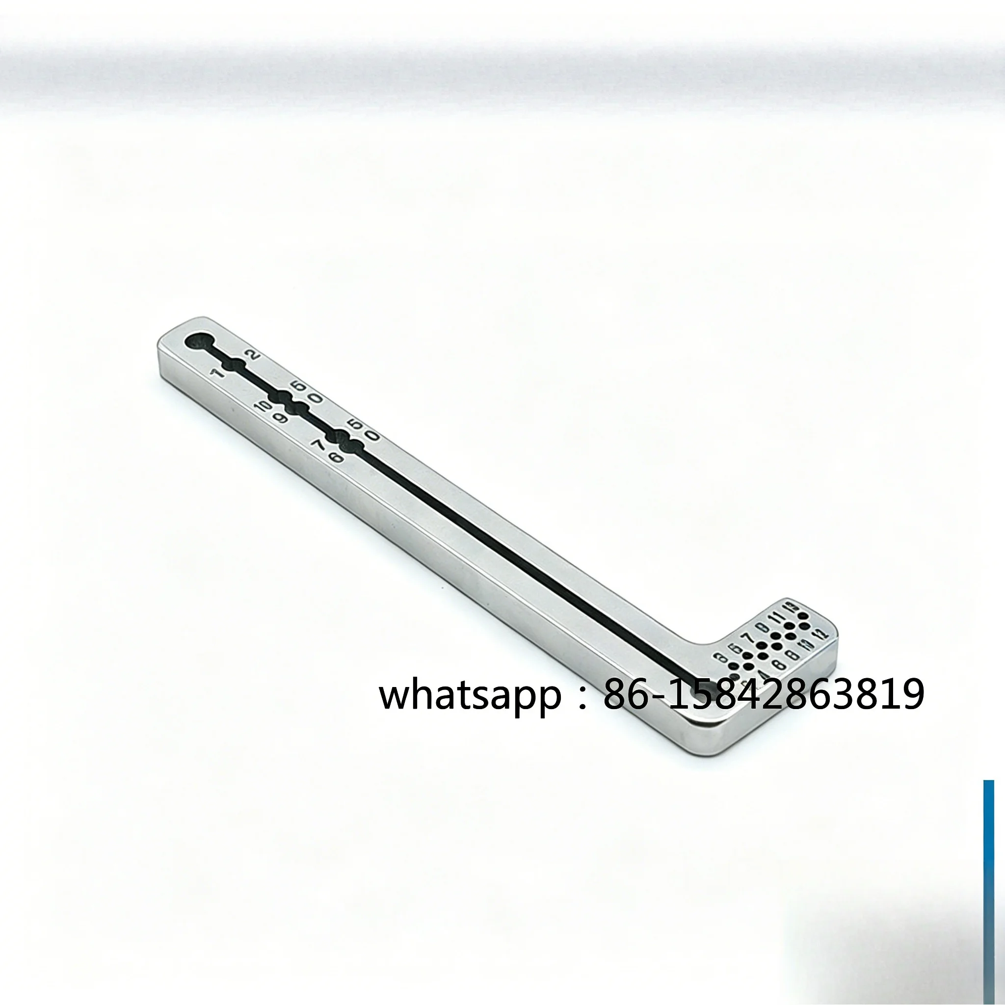 Pet knee cruciate ligament TTA system angle determination ruler saw blade guidance