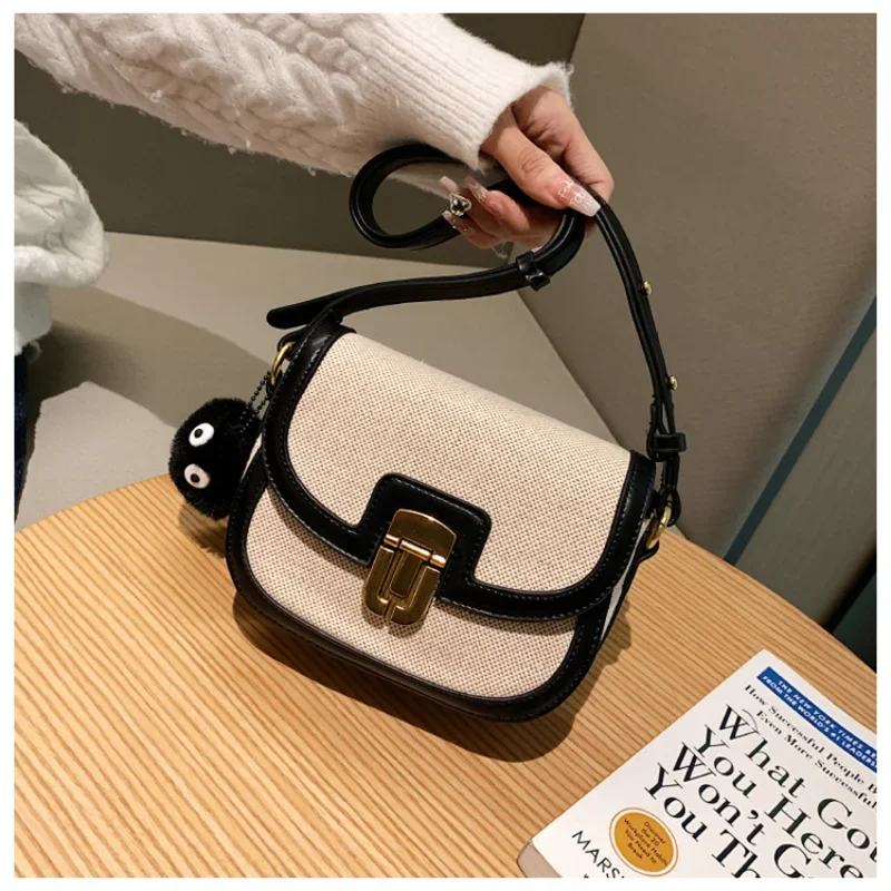 Pathwork Saddle Casual Tote Handbag and Purses for Women Shoudler Crossbody Bag 2025 New Trendy Design Clutches Messenger Bag