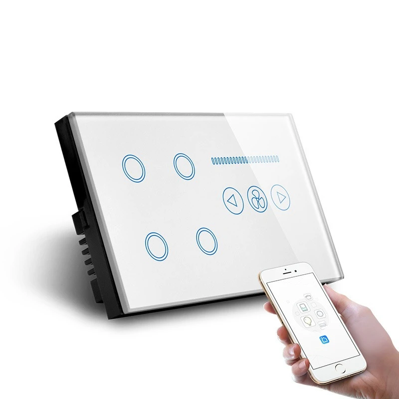 

Smart Switch Panel WiFi Smart Switch Graffiti Open Fan Speed Regulation Smart Switch