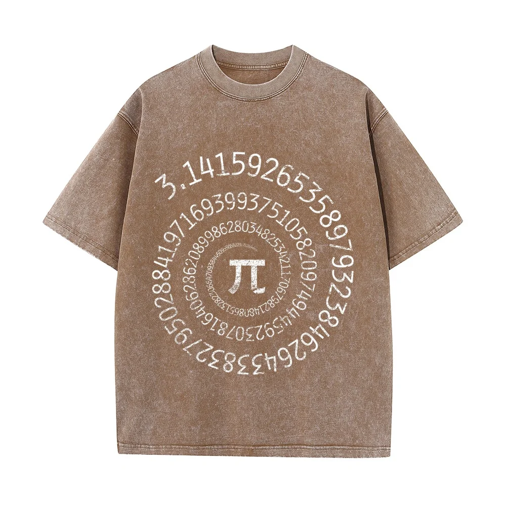 Pi Day Spiral Math T-Shirt T Shirt Man Футболка Y2k Loose Fit Cotton Tee Anniversary Gift Round Neck Funny Quote Humor Men