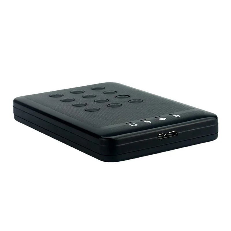 HDD Enclosure SSD Case Encrypted Hard Drive Enclosure 5Gbps USB3.0 SATA Hard Drive Enclosure For 2.5 Inch Hard Disk