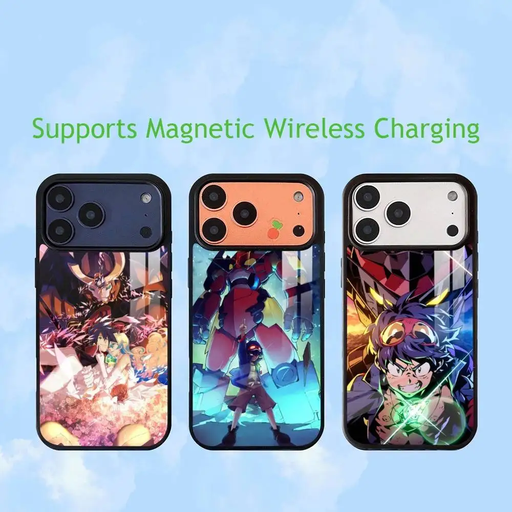 Gurren Lagann Lordgenome  Phone Case For iPhone17,16,15,14,13,12,11 Plus,Pro Allows magnetic wireless charging