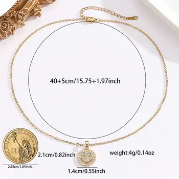 12 best sales Collana smiley - №1