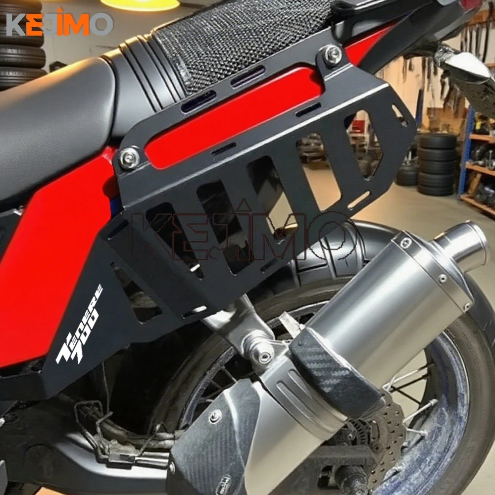 Motorcycle Luggage Rack Side Bracket For Yamaha Tenere 700 2019 ~2025 26 Tenere700 World Raid  Side Luggage Carrier Mount Holder