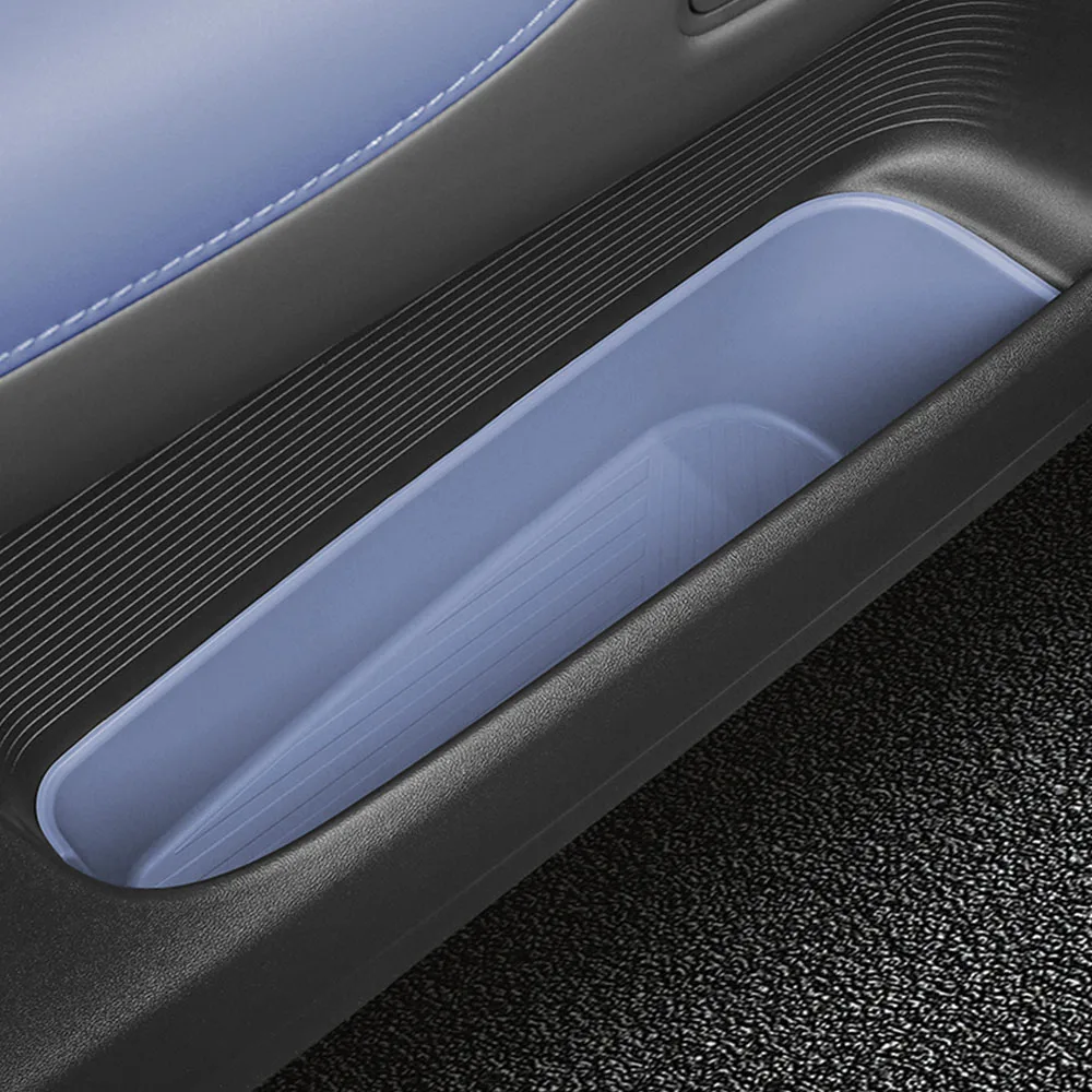 

4 Pcs For Xpeng G7 2025 2026 Underdoor Storage Box Interior Modification Supplies Original Car Color Silicone Door Groove Pad