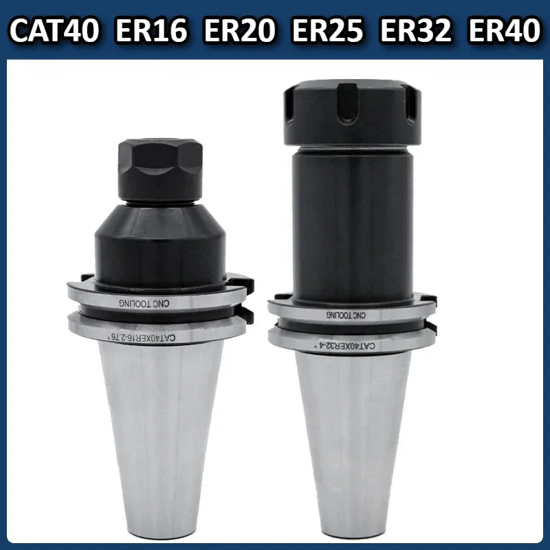 

CAT40 -ER16 ER20 ER25 ER32 ER40 Tool holder CAT40 70L 100Ltoolholder collet chuck for CNC milling lathe tool