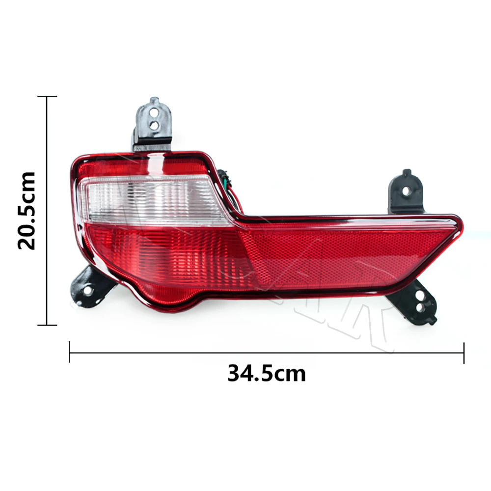 Car Rear Bumper Brake Fog Lamp Tail Light For JAC Refine S3 3th 3Generation 2017-2018