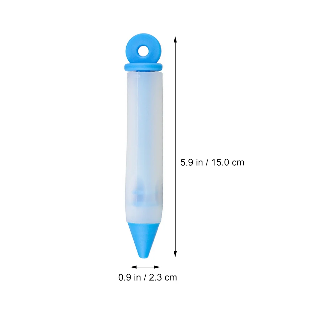 

4 Pcs Piece Pen Icing Food Writing Piping DIY Decorative for Bakery Silicone Baking Tool Grade Cake Decorating Plate