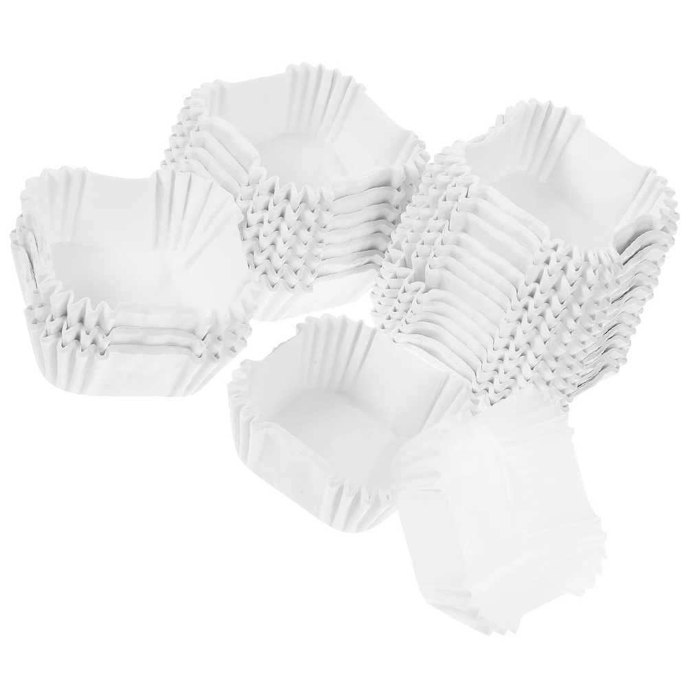 

2000 Pcs Cake Cups Baking White Baked Muffin Paper Cupcake Liners Bottom Bracket