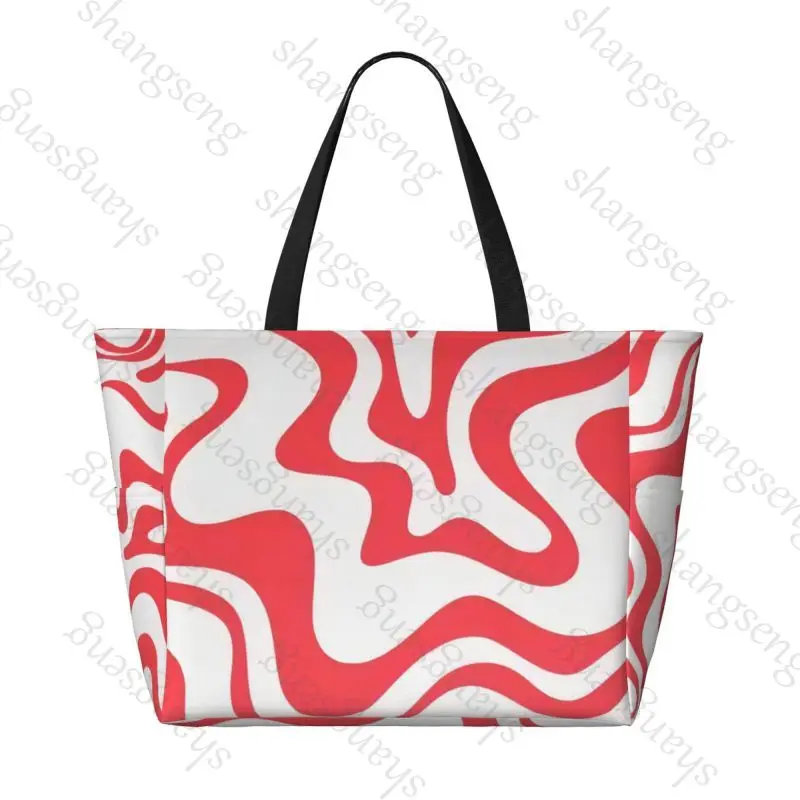 Liquid Swirl Abstract Pattern Travel Bag Men Women Duffel Bags Handbags Tote Bag Large Capacity Beach Bags Suitable for Airlines