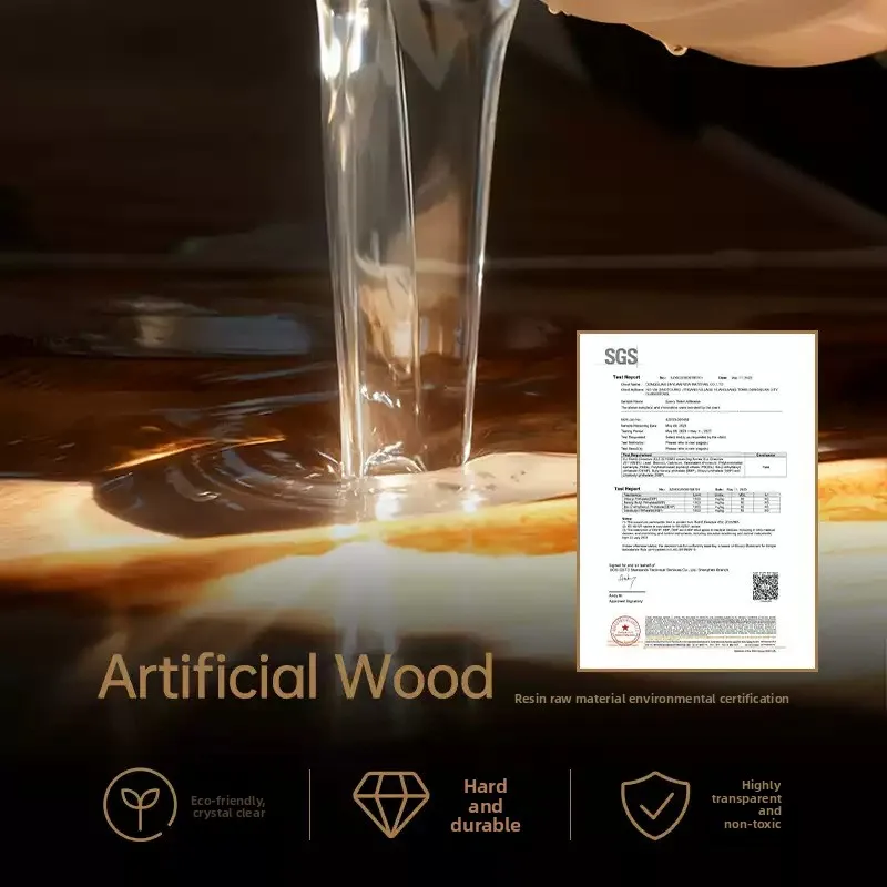 طاولة شاي كبيرة من الراتنج الخاص، طاولة طعام، مكتب متكامل، طاولة شاي، مكتب كبير، شاي نهري طويل #3