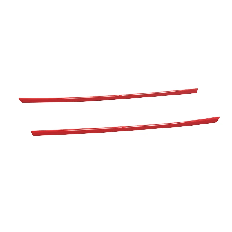 

Red Car Front Bumper Grille Decoration Strip Trim Cover For Golf 8 MK8 2020 2021
