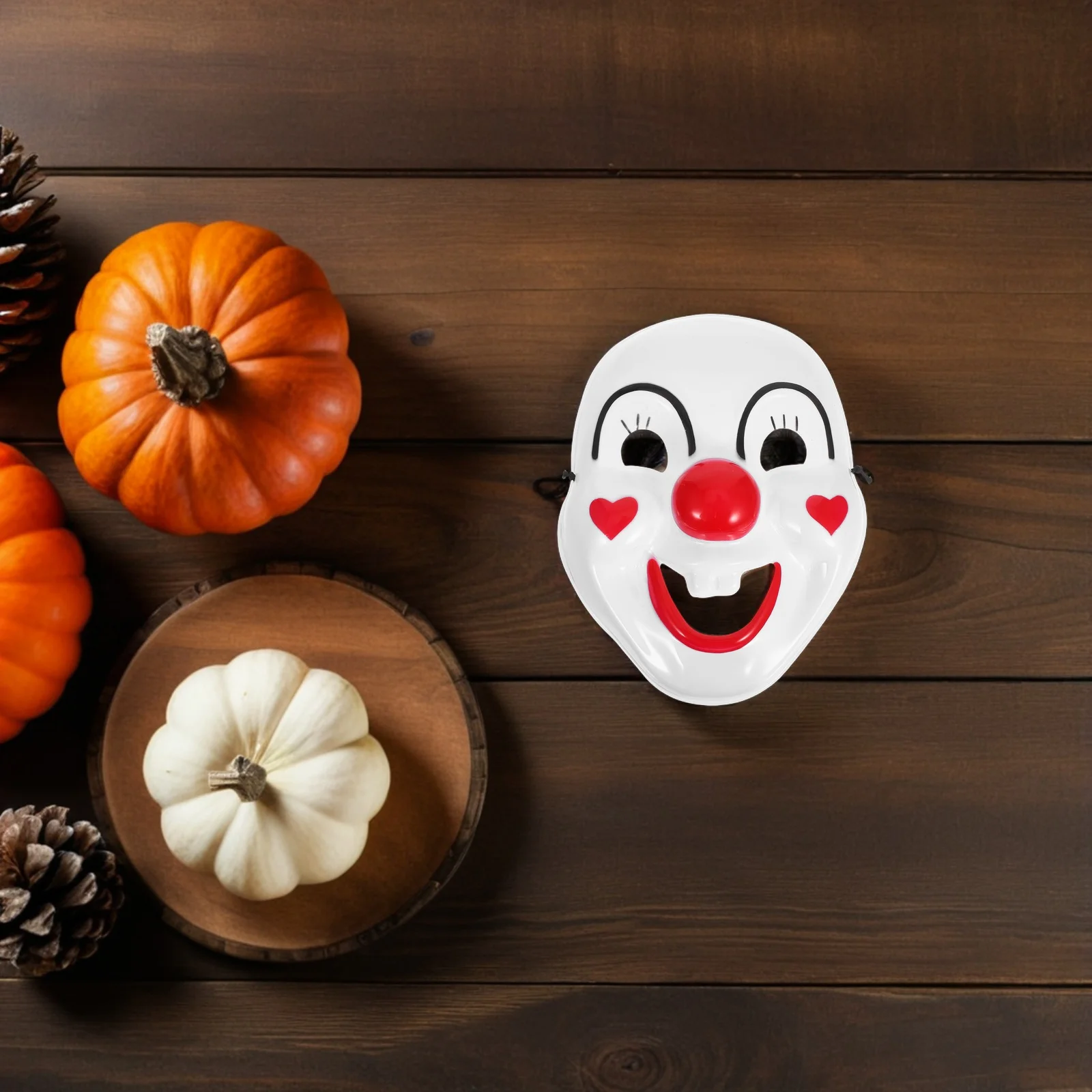 Halloween Cosplay Clown Masker Angstaanjagend Kostuum voor Mannen Vrouwen Masquerade Party Unisex Lichtgewicht Griezelig Vintage Enge Kinderen