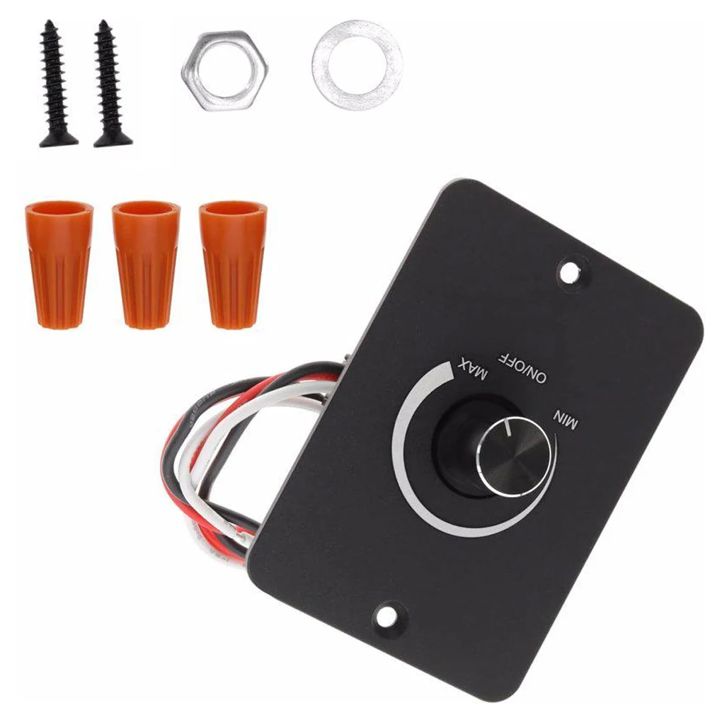 

For Travel Trailer Marine Auto D7YA DC12V 5A Rotary LED Dimmer Switch for Halogen/Incandescent/Puck/Awning Light Suitable