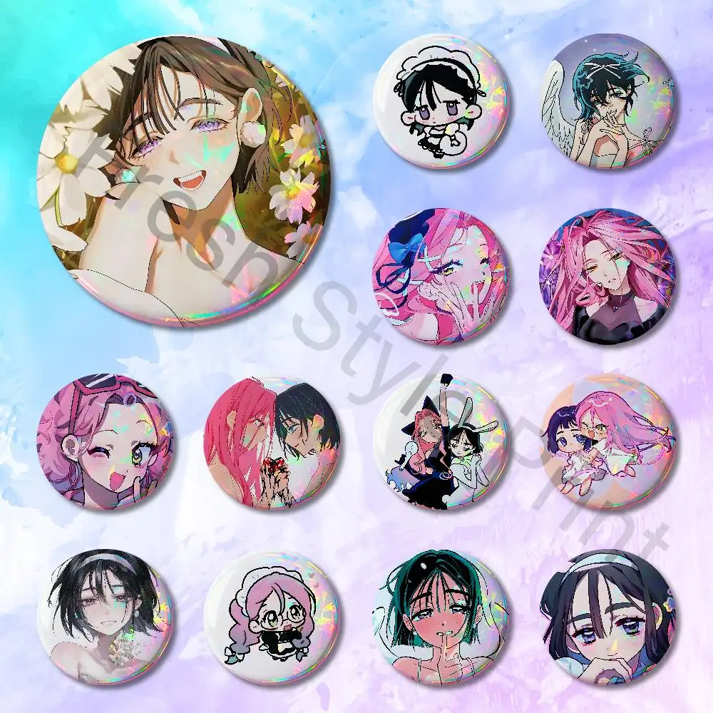 

A-Alien Stage Mizi Sua Custom Badges 75mm 44mm 25mm Brooch Backpack Hat Enamel Pins Accessories Toys Gifts