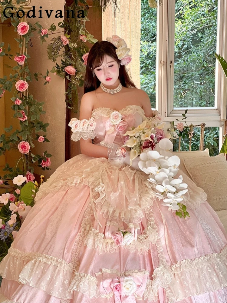 

Bridesmaid Dresses Ladies Wedding Party Dress Women's Sweet Exquisite Elegant Long Birthday Party Gown Evening Dress Ball Gown