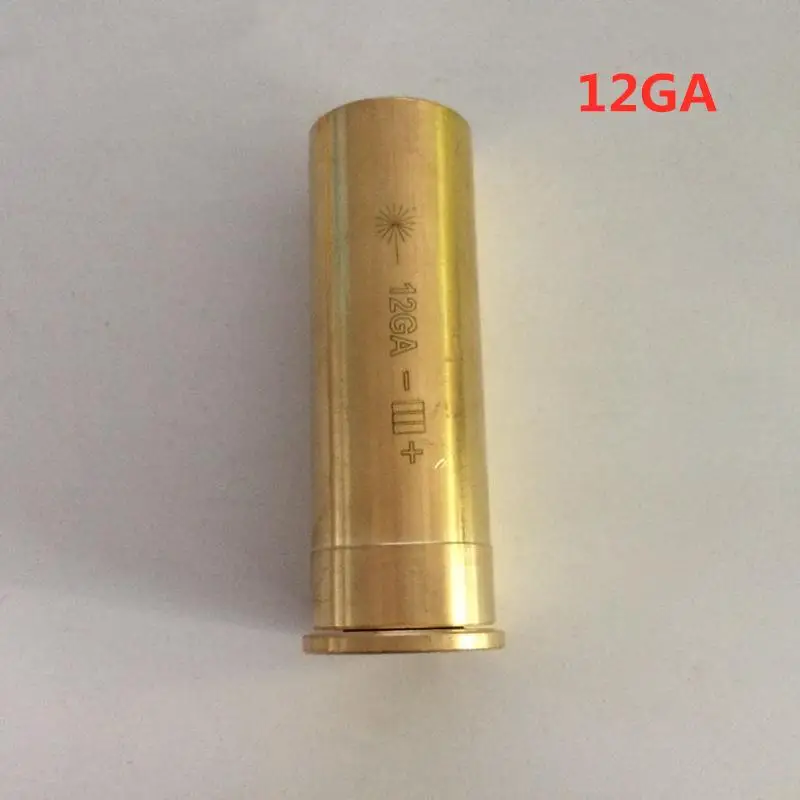 Red Laser Bore Sighter Training Boresighter For 12GA 20GA .223 .308 7.62 9mm Caliber Zeroer Calibrator Red Dot Lasers