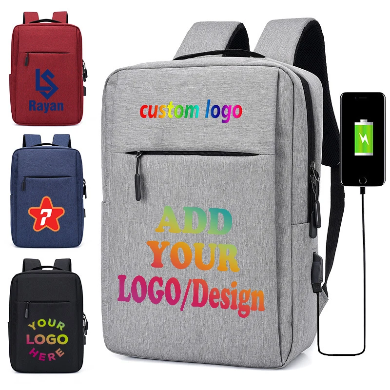 

Personal Customized Backpack For Laptop Women Man Gift Custom Bag With Logo Print Diy Sports School Bags