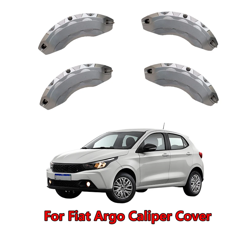 

For Fiat Argo Car Brake Caliper Cover Fit HGT Trekking Precision S-Design Drive Plus Hatchback 4-Door 2021 2022 2023 2024 2025