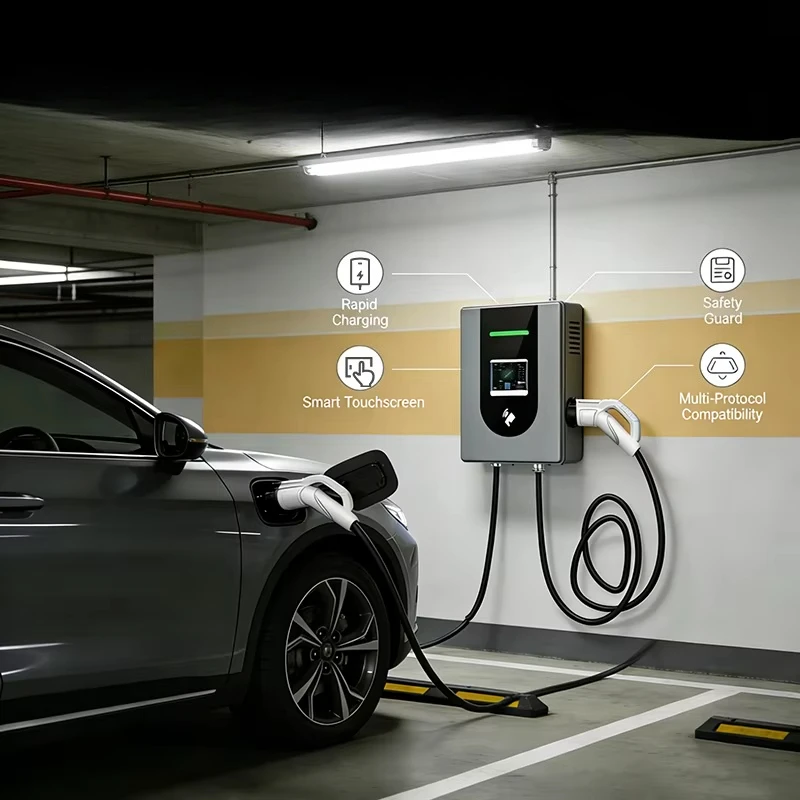 20kw 30kw 40kw Wall-Mounted Adjust Current Fast Electric Car Charging Station Pile