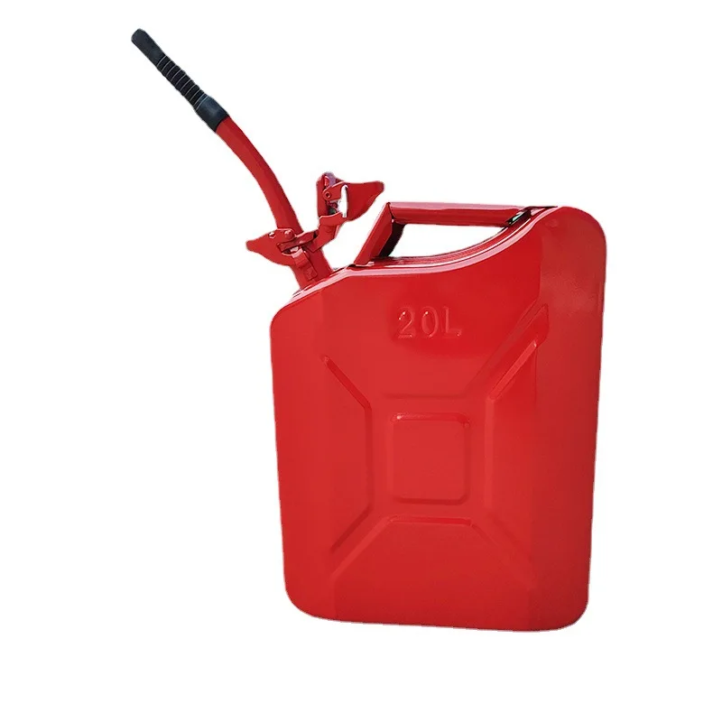 

20L American Gasoline Drum Red Gland Gallon Oil Drum Portable Spare Thickened Metal Oil Drum