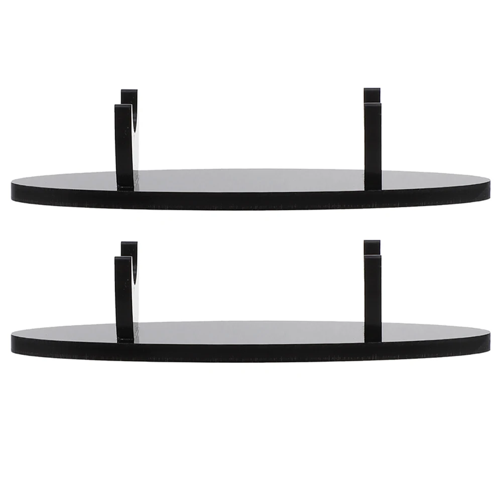 

2pcs Acrylic Display Flexible Holder Eyebrow Compact Desk Pen Pen Storage Holder Storage Stand Organizer Tool Stand