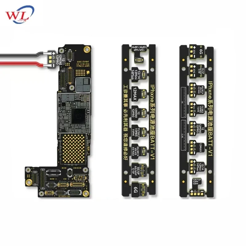 Battery Connection Buckle BATT-V1 V2 FPC Connector Is Suitable for IPhone 6 7 8 X 11 12 13 14 Series Motherboard Boot Power Bank