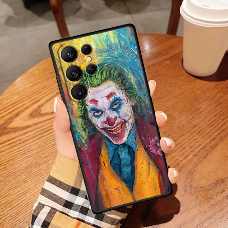 J-Jokers Anime Luxury Cool For Samsung Galaxy S24 S23 S22 S21 S20 FE S10 S10E Plus Ultra Pro Lite 5G Black Cover Phone Case