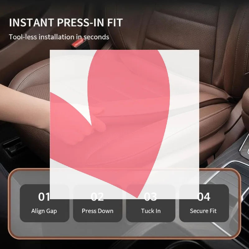 EVA Car Seat Crevice Blocker Universal Fit Soft Filling Strip Prevent Item Dropping for Car Interior Organization