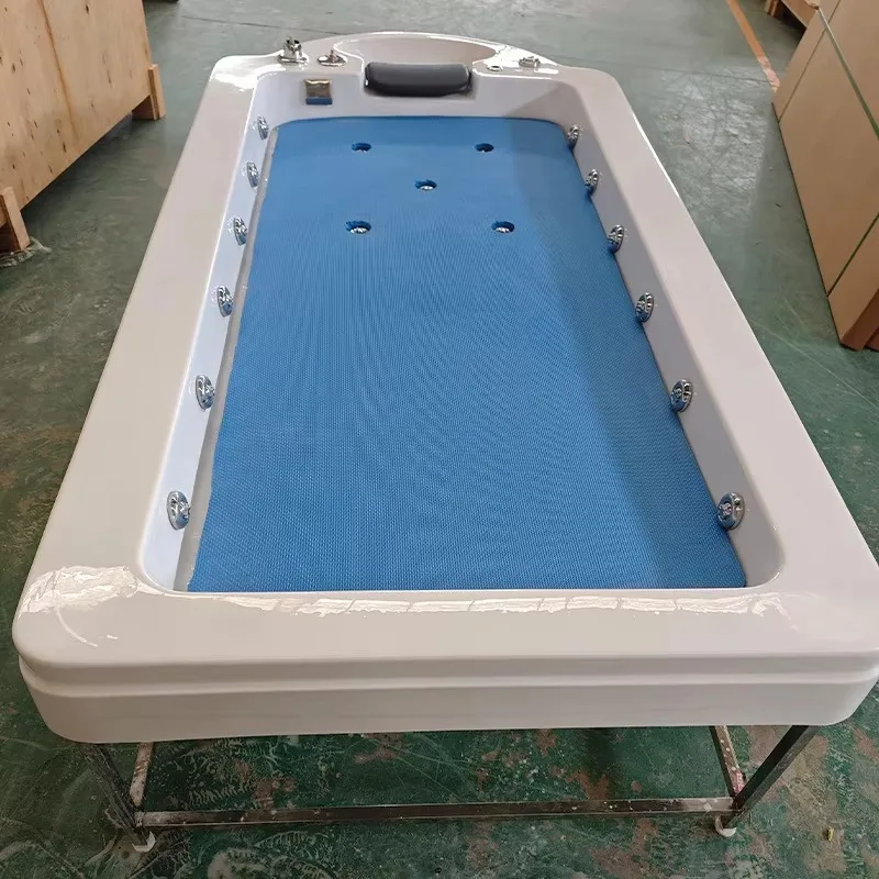 

Acrylic Spa Massage Scrub Salt Bath Sauna Bathtub Freestanding Solid Corro-sion Resistant Hotel Use