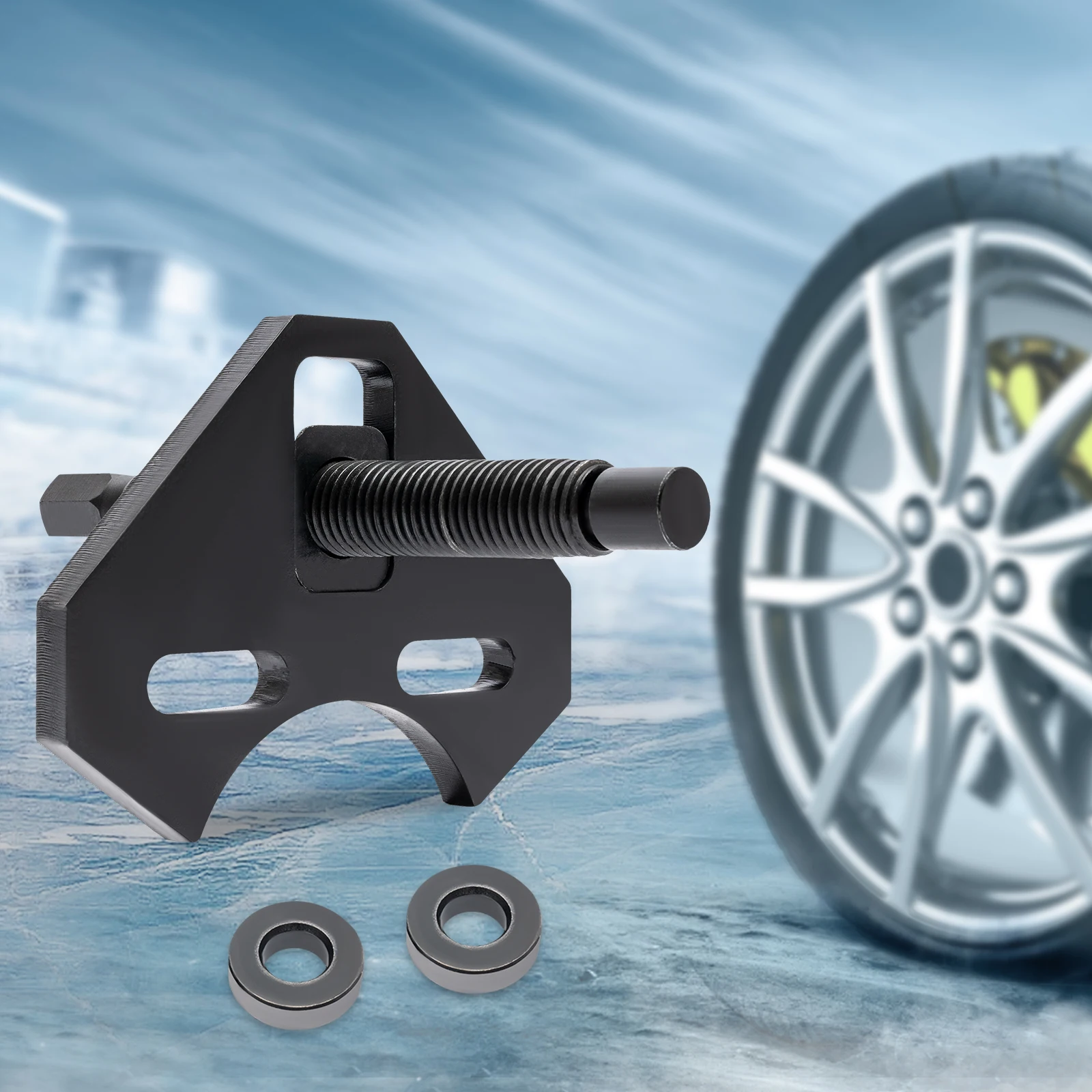 

40100 Wheel Hub Remover Black Iron Frozen Wheel Bearing Hub Removal Plate Tool Kit for Most 5 6 8 Lug Hub Assemblies