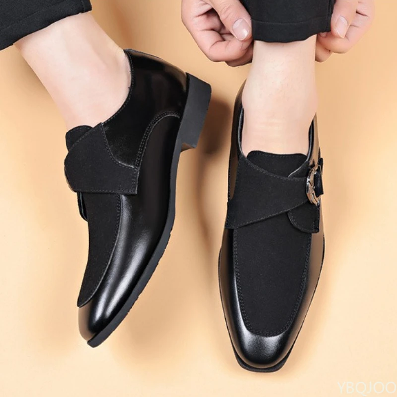 2026 أحذية رسمية عصرية للرجال للمكتب مقاس كبير أحذية زفاف رجالية مريحة ومتعددة الوظائف منخفضة القطع يوميًا