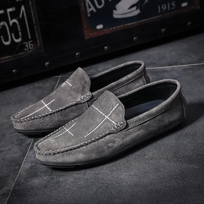 Size 38-48 Men Casual Shoes Car Shoes Slip On Loafer Big Size Travel Moccasin
