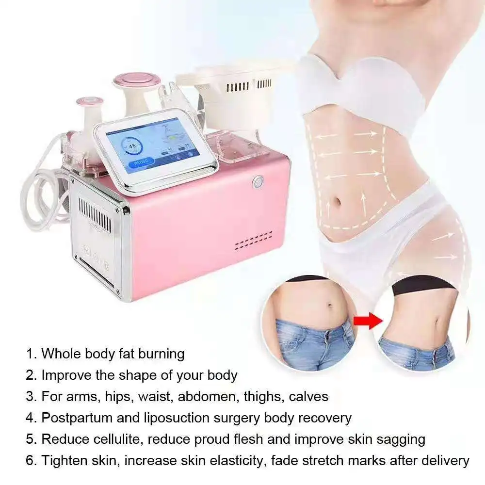 

3 Handles Cellulite Remover Ultrasonic V5 Pro Vacuum Cavitation Machine Weight Loss Skin Tightening Slimming Equipment Salon Spa