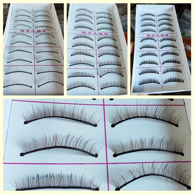 1/8 1/10 1/12 1/6 1/4 1/3 70cm aod dod msd yosd sd bjd doll eyelash black blue pink yellow purple white # 6
