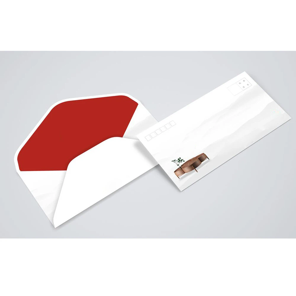 100PCS 22x11cm Printed customized LOGO double tape envelope, document bag